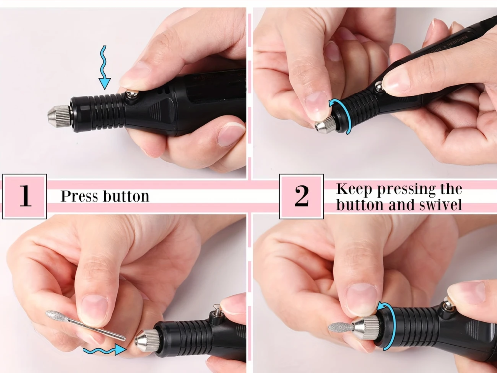 Portable electric nail drill Kit