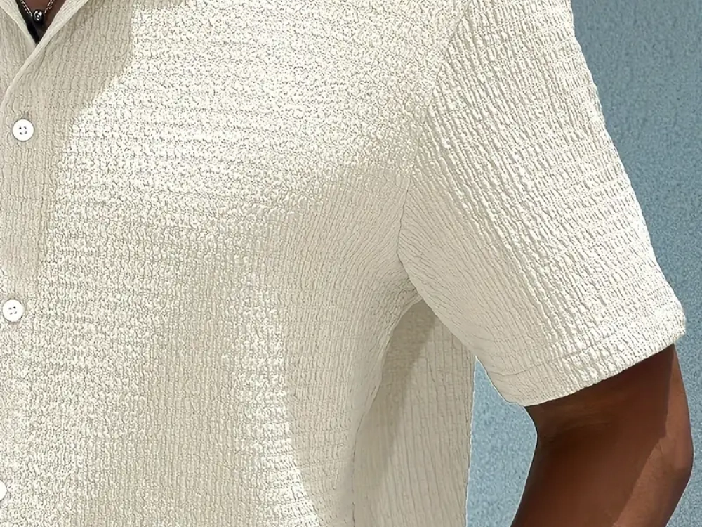 Men's Short Sleeve Button Down Shirt